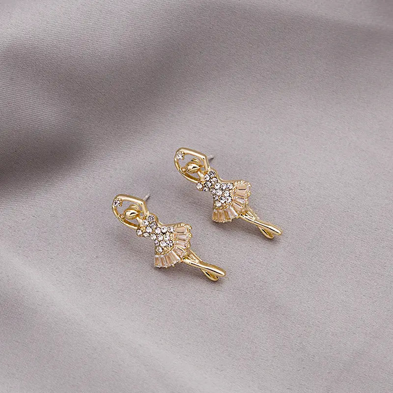 Ballerina Stud Earrings