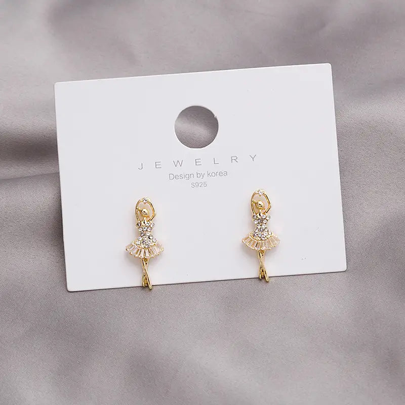 Ballerina Stud Earrings