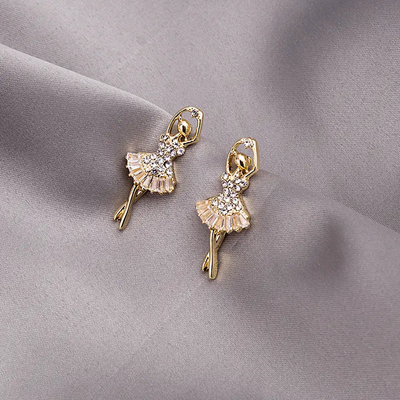 Ballerina Stud Earrings