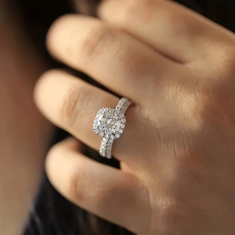 Dazzle & Elegant Zircon Ring - Perfect You!