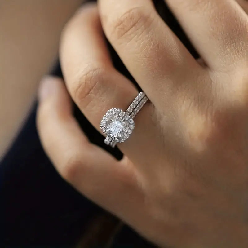 Dazzle & Elegant Zircon Ring - Perfect You!